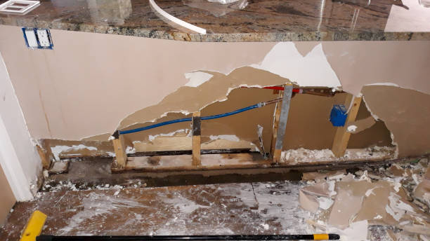 Water damage restoration process in East York, PA